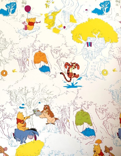 کاغذ دیواری غیر قابل شستشو عرض 50 آلبوم الفنت دریم2 کد KID-70231